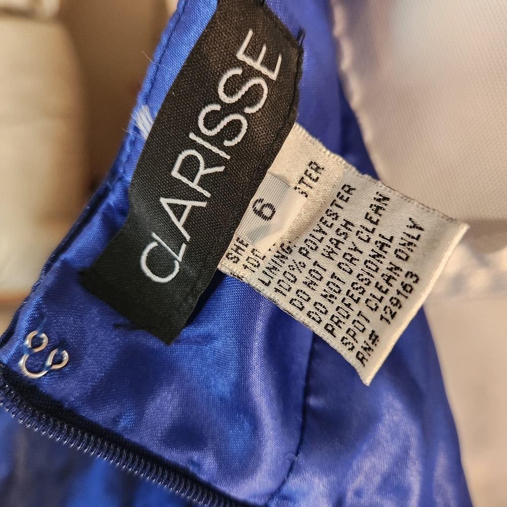 Stunning Cobalt Blue Clarisse Ballgown – NWT (Size 6) - Picture 9 of 10